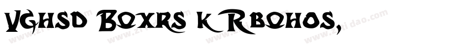 White Crystal Script字体转换
